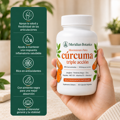 Cápsulas Premium de Triple Acción Antiinflamatoria