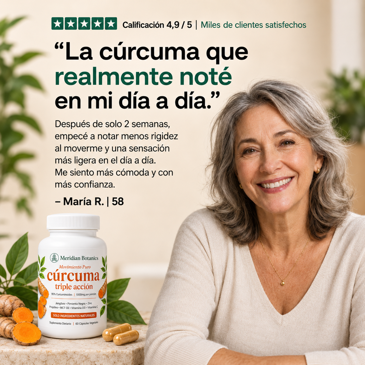 Cápsulas Premium de Triple Acción Antiinflamatoria