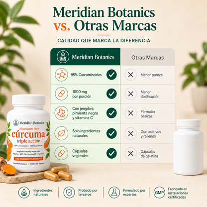 Cápsulas Premium de Triple Acción Antiinflamatoria