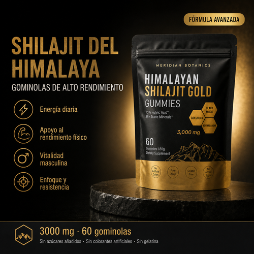 Meridian Botanics | Shilajit Gold Gummies