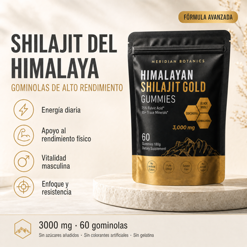 Meridian Botanics | Shilajit Gold Gummies